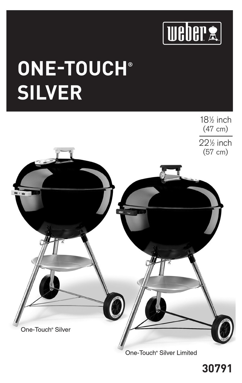 Weber One-Touch Silver Manuel utilisateur