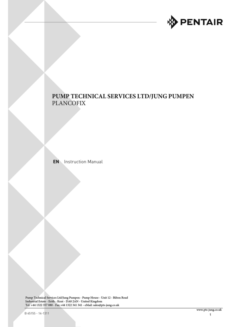 Pentair PLANCOFIX Manuel utilisateur