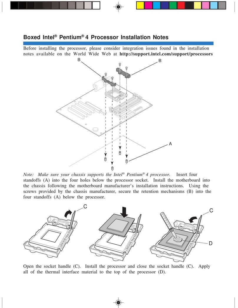Intel Pentium 4 Guide de démarrage rapide