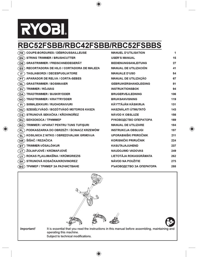 Ryobi RBC52FSBB Manuel utilisateur