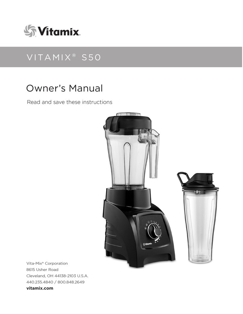 Vitamix S50 Manuel utilisateur