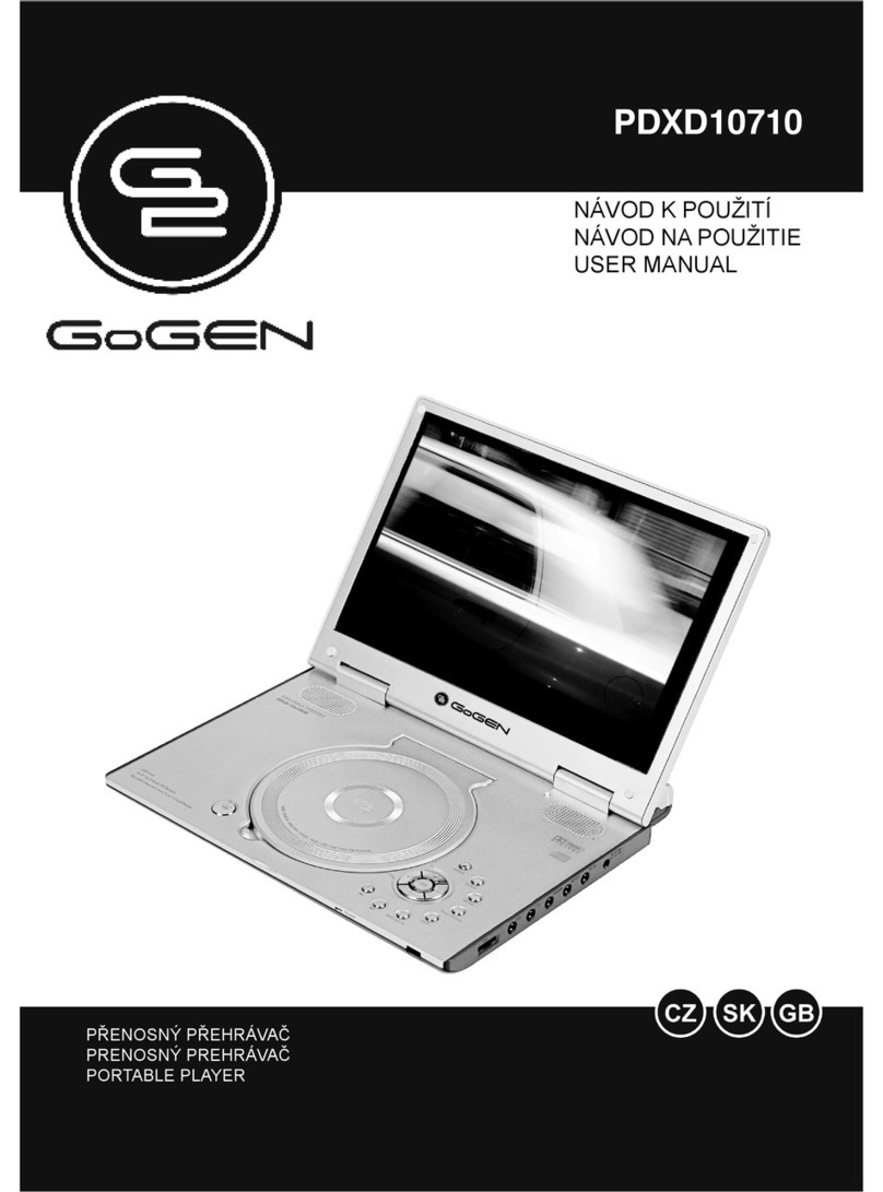 Gogen PDXD10710 Manuel utilisateur