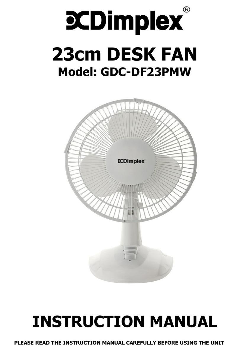 Dimplex GDC-DF23PMW Manuel utilisateur