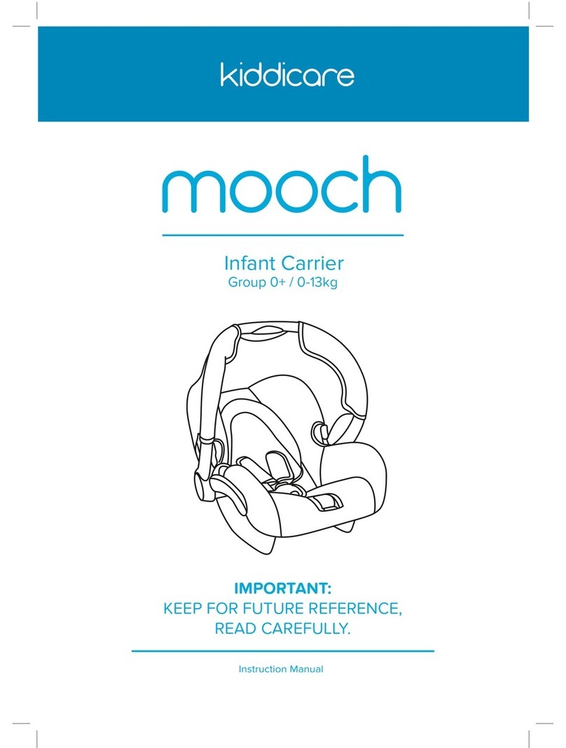 Kiddicare Mooch Manuel utilisateur