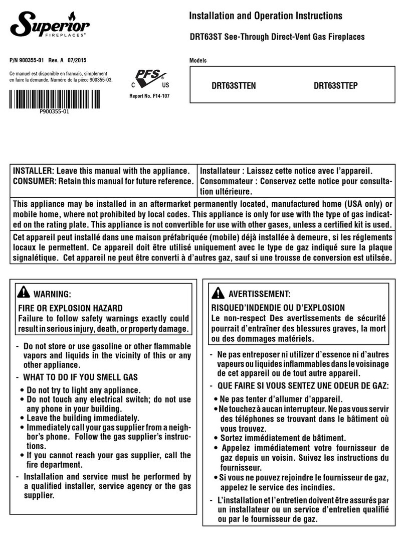 Superior Signature DRT63STTEN Manuel utilisateur
