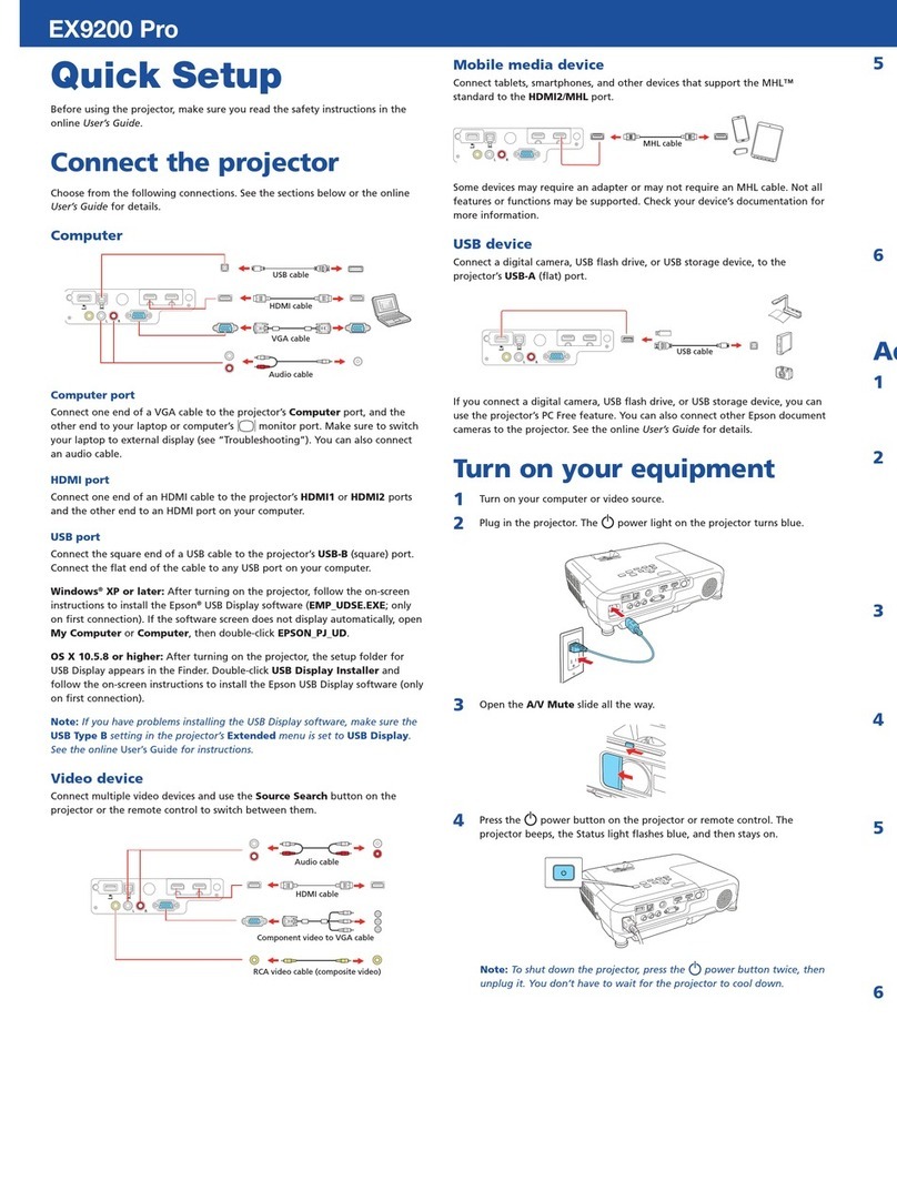 Epson EX9200 Pro Fiche technique