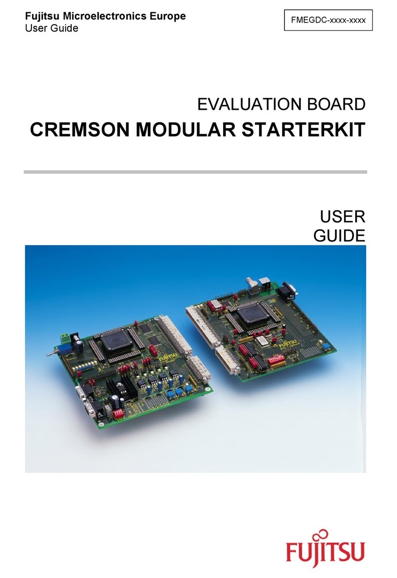 Fujitsu CREMSON MODULAR STARTERKIT Manuel utilisateur