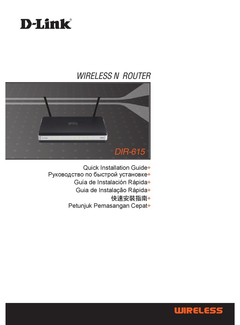 D-Link DIR-615 - Wireless N Router Manuel utilisateur