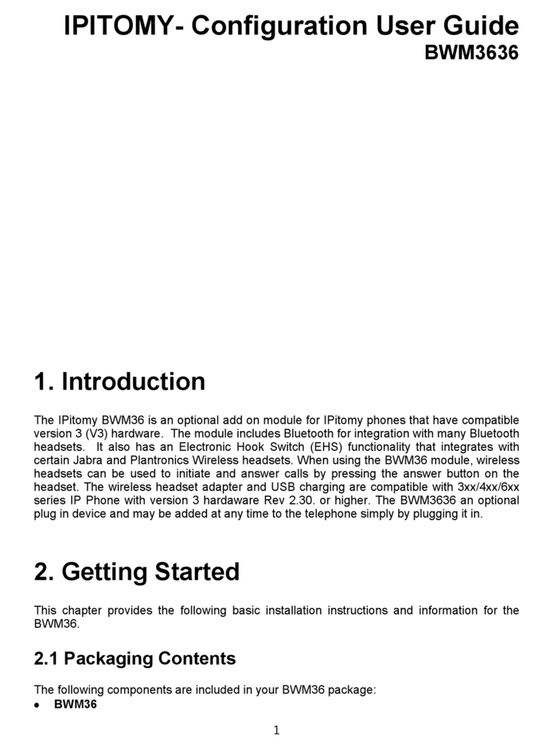 IPitomy BWM3636 Manuel utilisateur