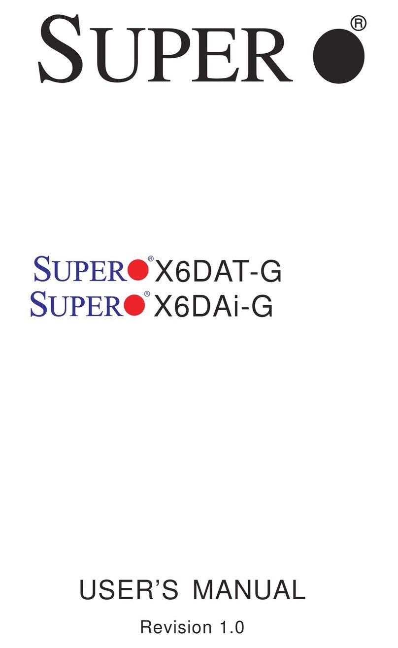 Supero X6DAT-G Manuel utilisateur