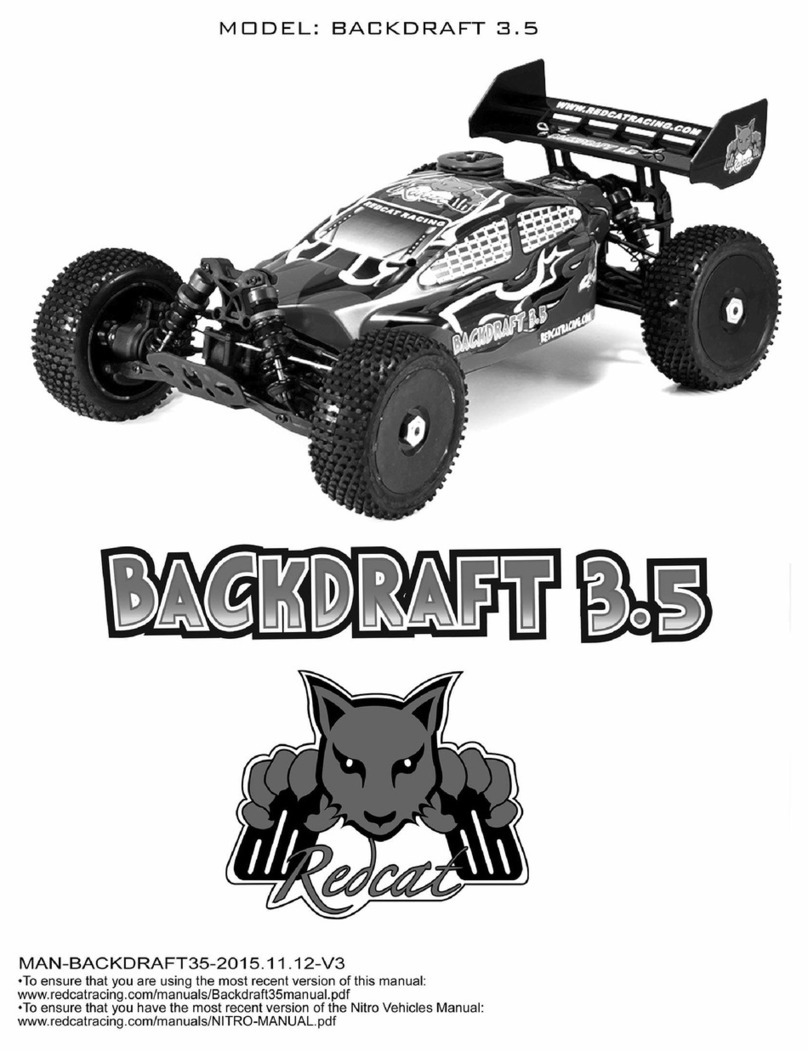 RED CAT Backdraft3.5 Manuel utilisateur RED CAT Backdraft3.5 Manuel utilisateur