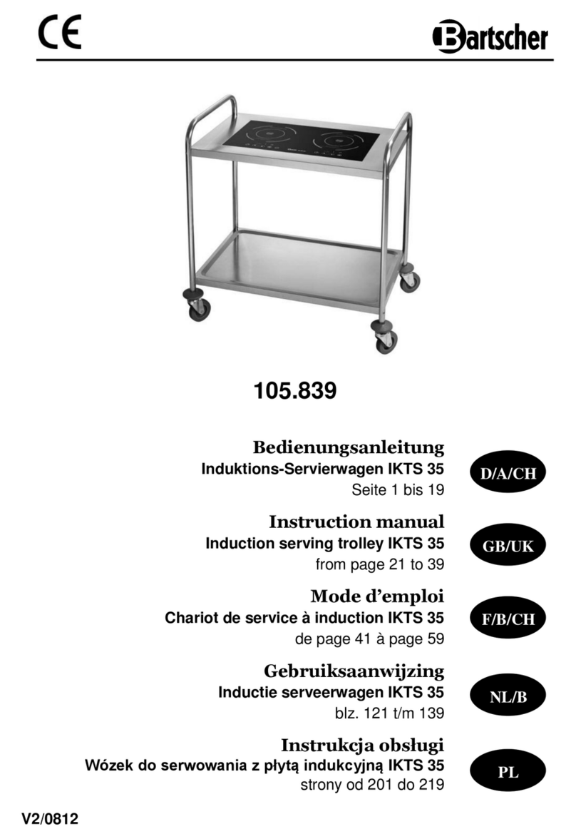 Bartscher IKTS 35 Manuel utilisateur