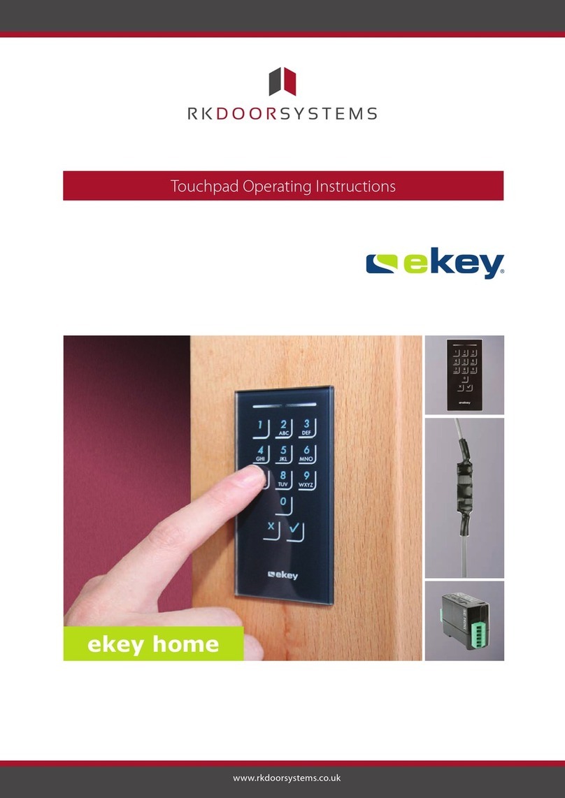 eKey home FS OM Manuel utilisateur