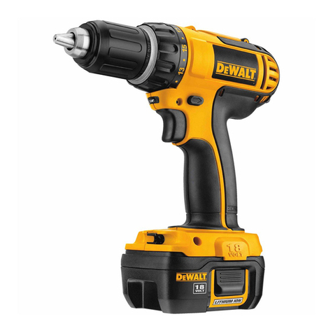 DeWalt DC970 Manuel utilisateur