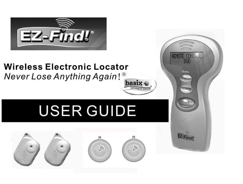 Basix EZ-FIND Manuel utilisateur