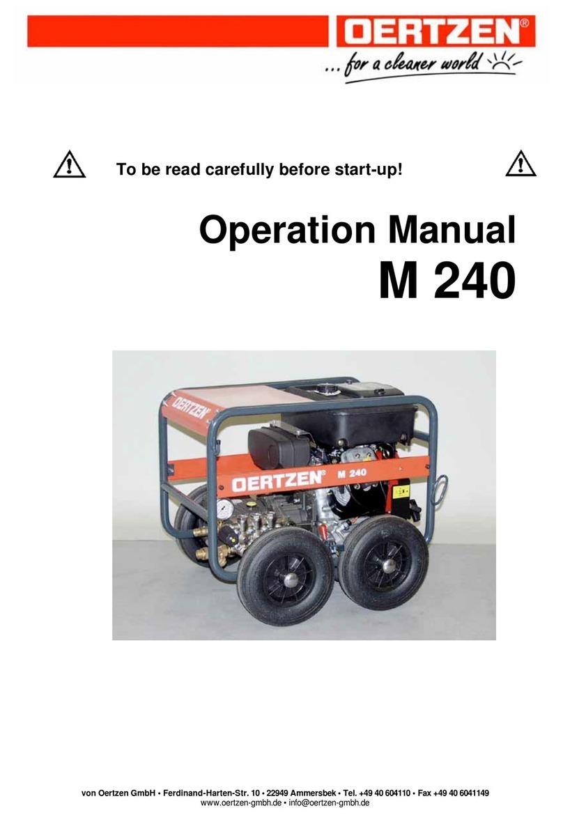 Oertzen M 240 Manuel utilisateur Oertzen M 240 Manuel utilisateur