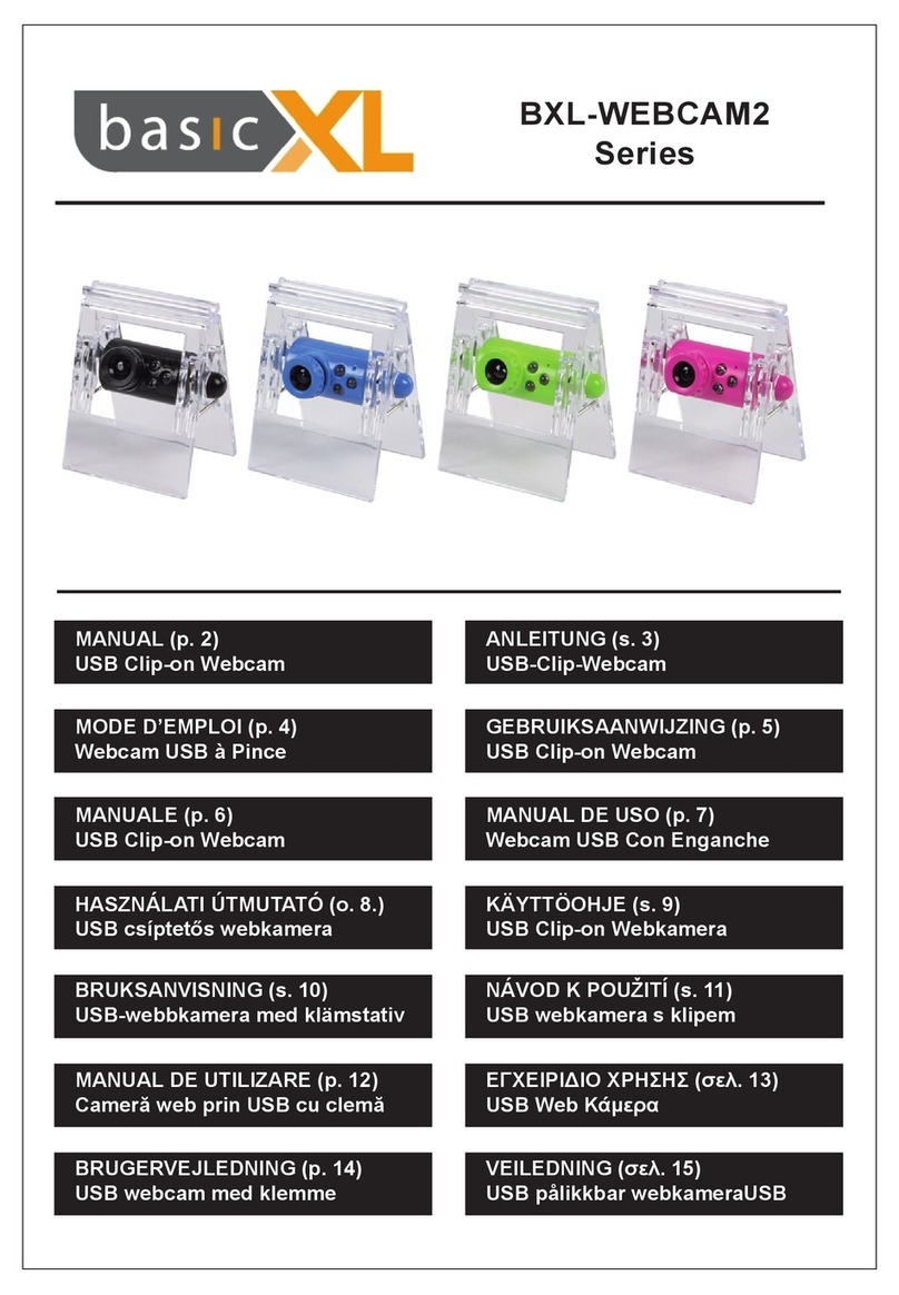 Basic XL BXL-WEBCAM2 Manuel utilisateur