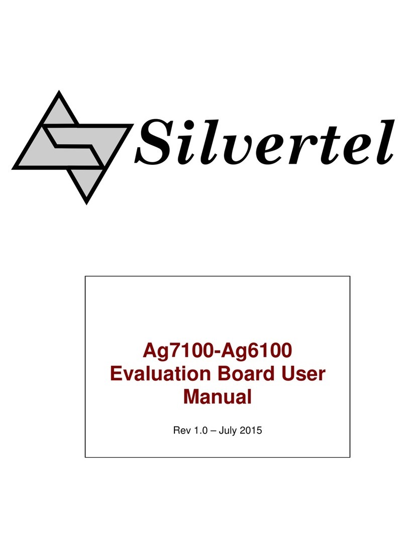 Silvertel EVALAg7100 Manuel utilisateur