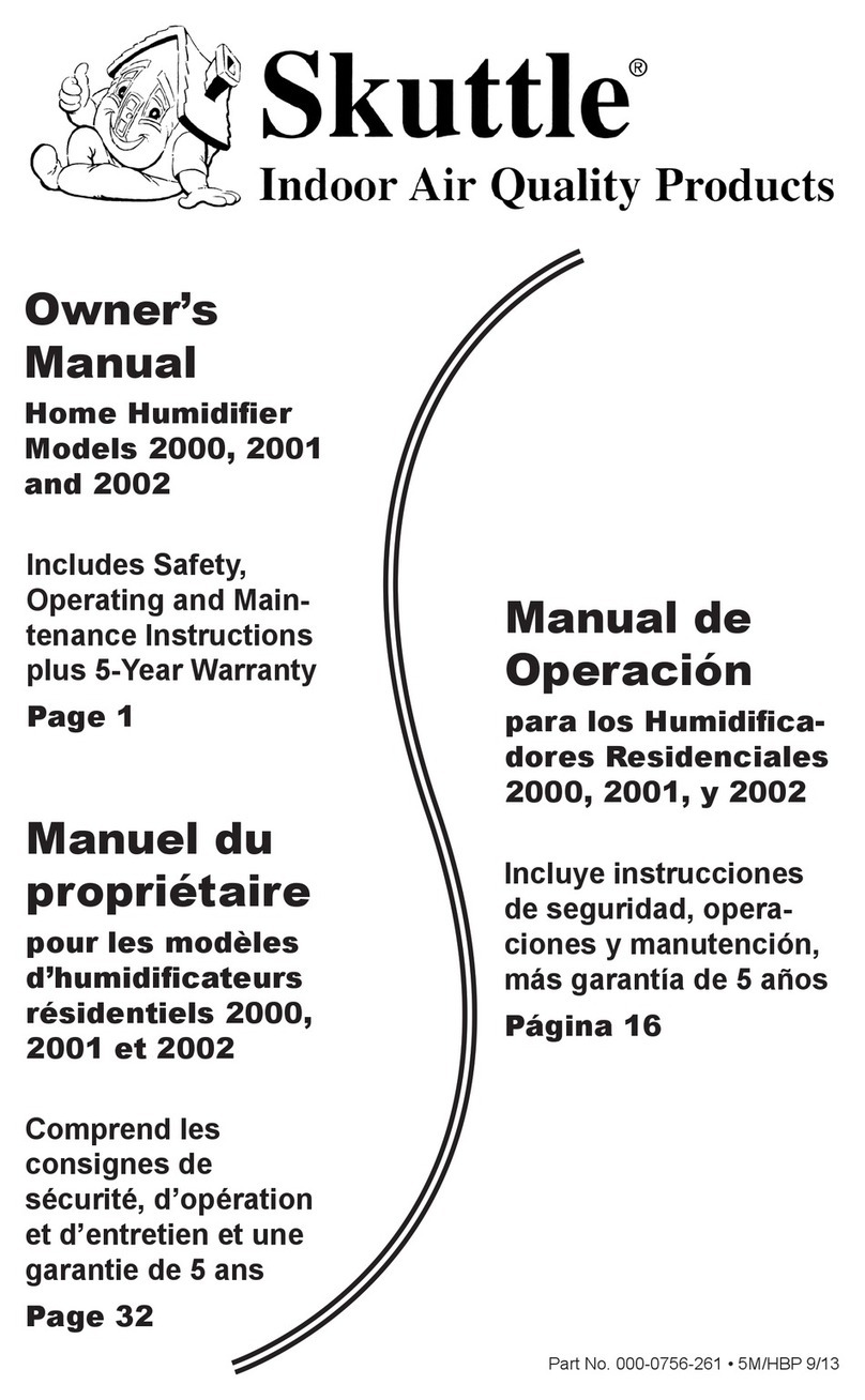 Skuttle 2000 Manuel utilisateur