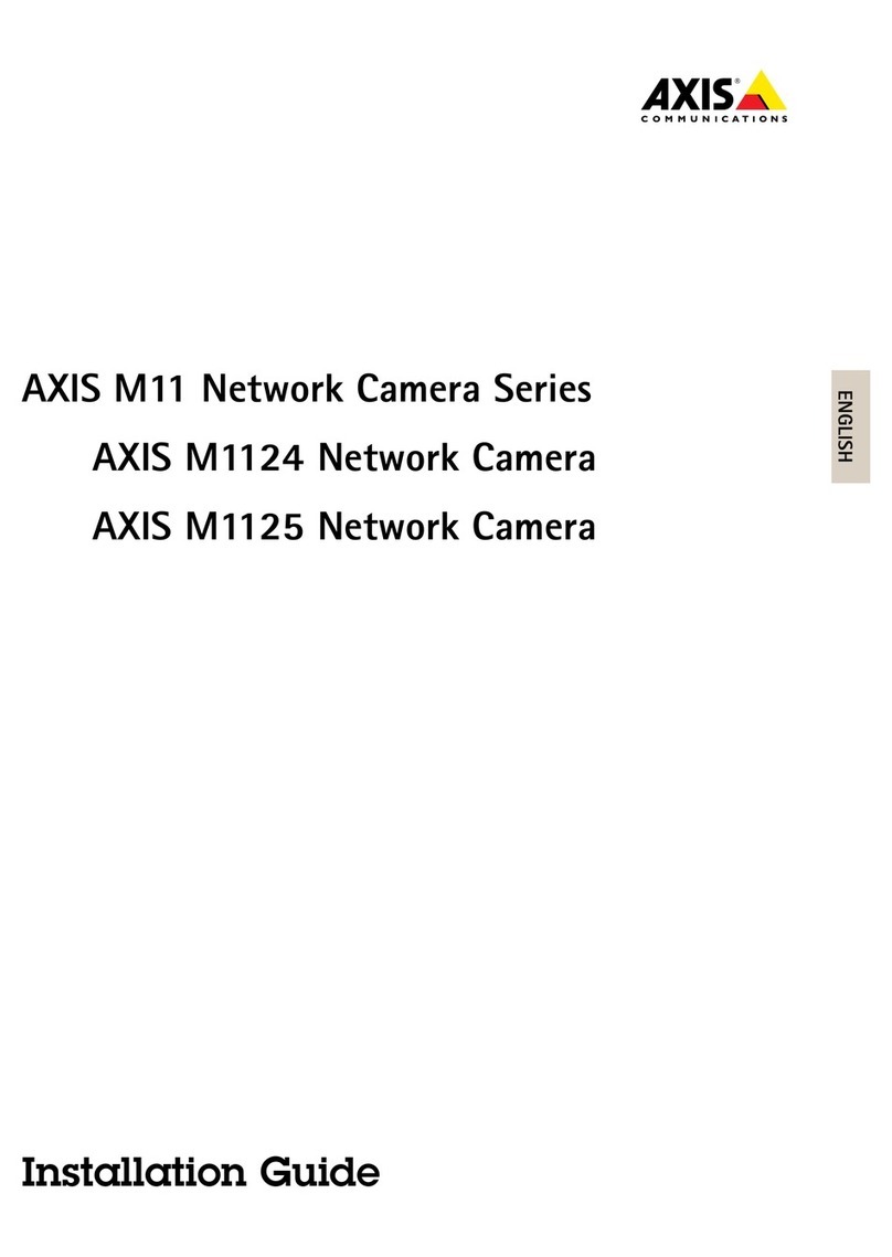Axis M11 Network Camera Series Manuel utilisateur
