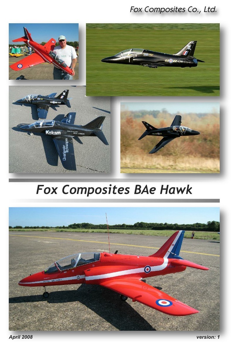 Fox Composites BAe Hawk Manuel utilisateur