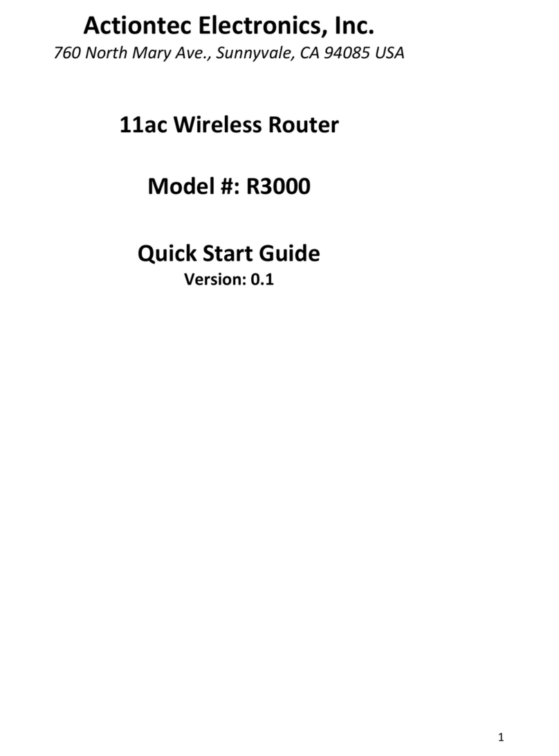 ActionTec R3000 Manuel utilisateur
