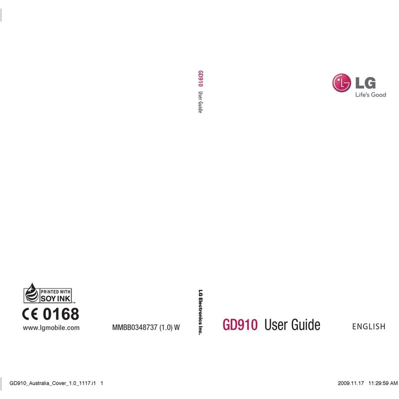 LG GD910 Manuel utilisateur