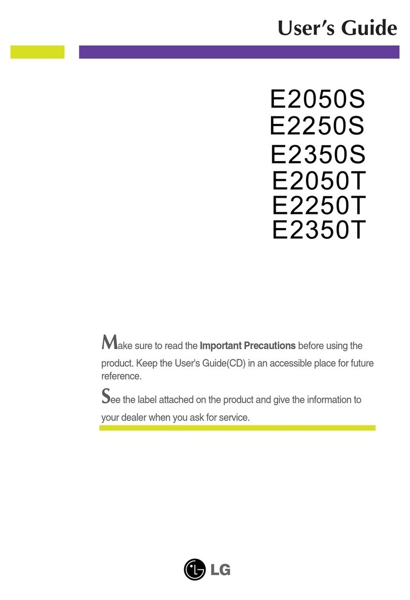 LG E2050S Manuel utilisateur LG E2050S Manuel utilisateur