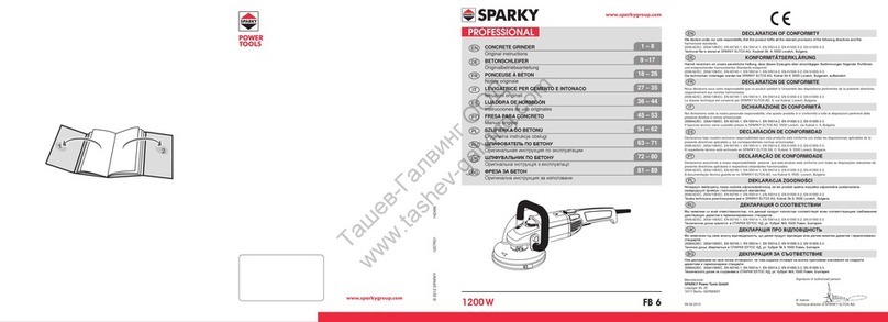 Sparky Group 6 Manuel utilisateur
