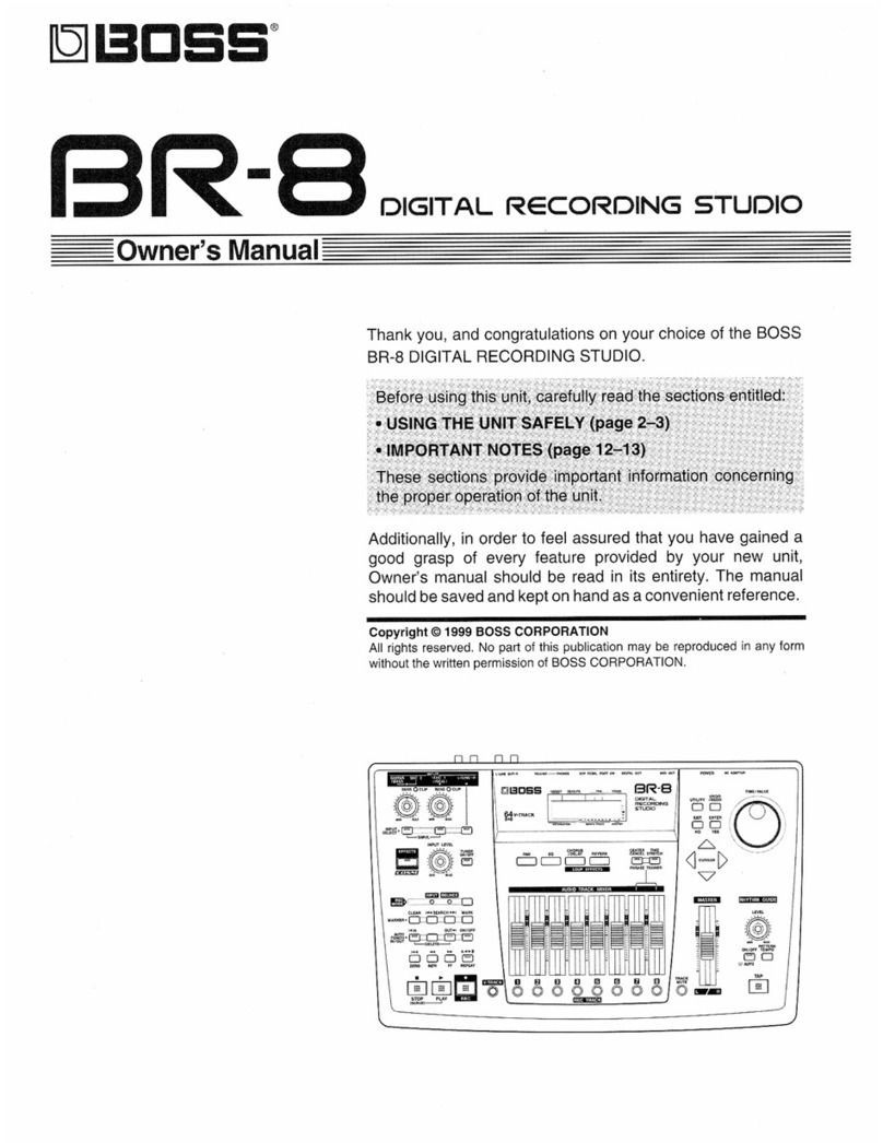 BOSSCO BR-8 Manuel utilisateur