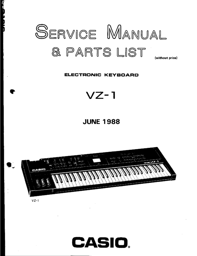 Casio VZ-1 Guide de dépannage
