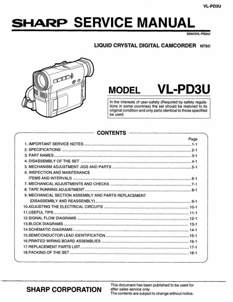 Sharp VL-PD3U Manuel utilisateur