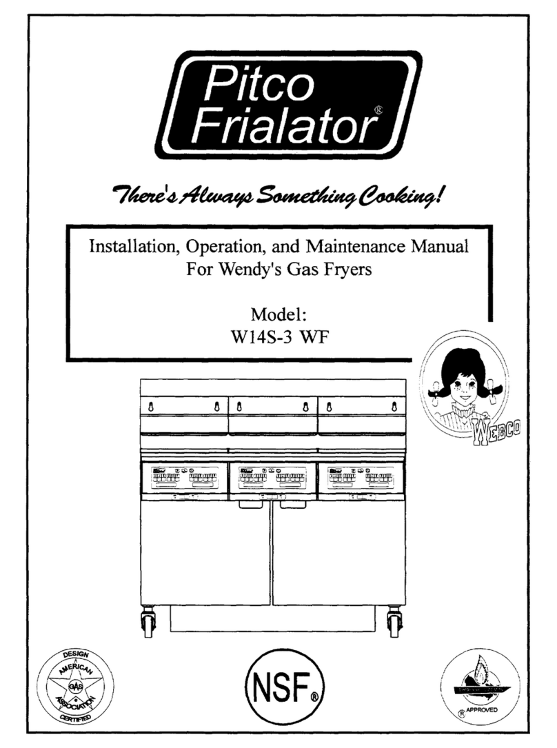 Pitco W14S-S WF Manuel utilisateur