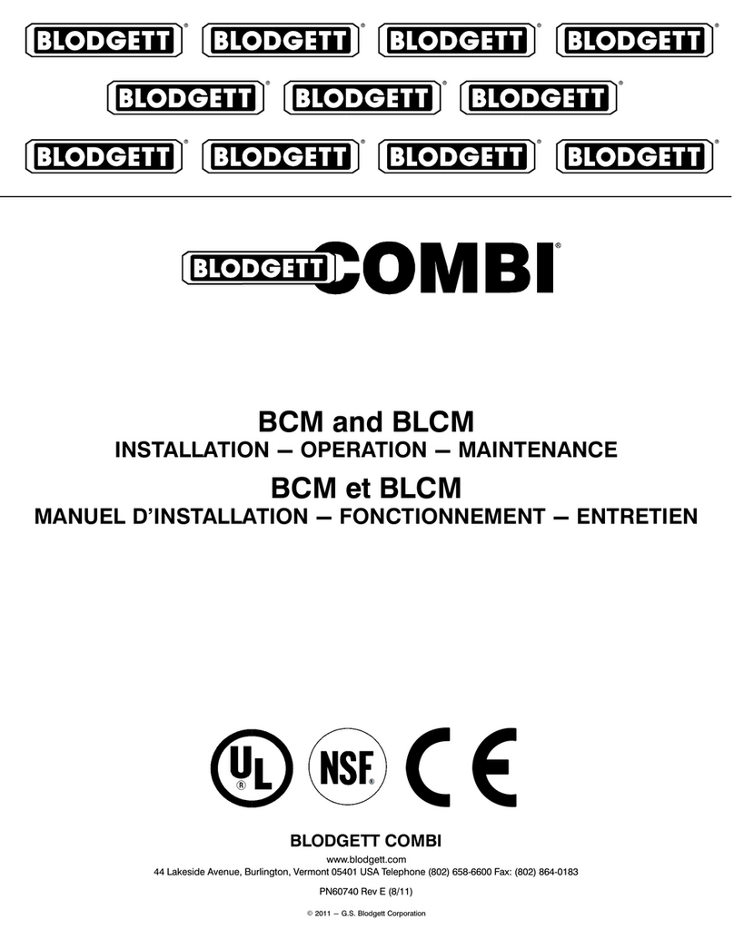 Blodgett BCM Document technique