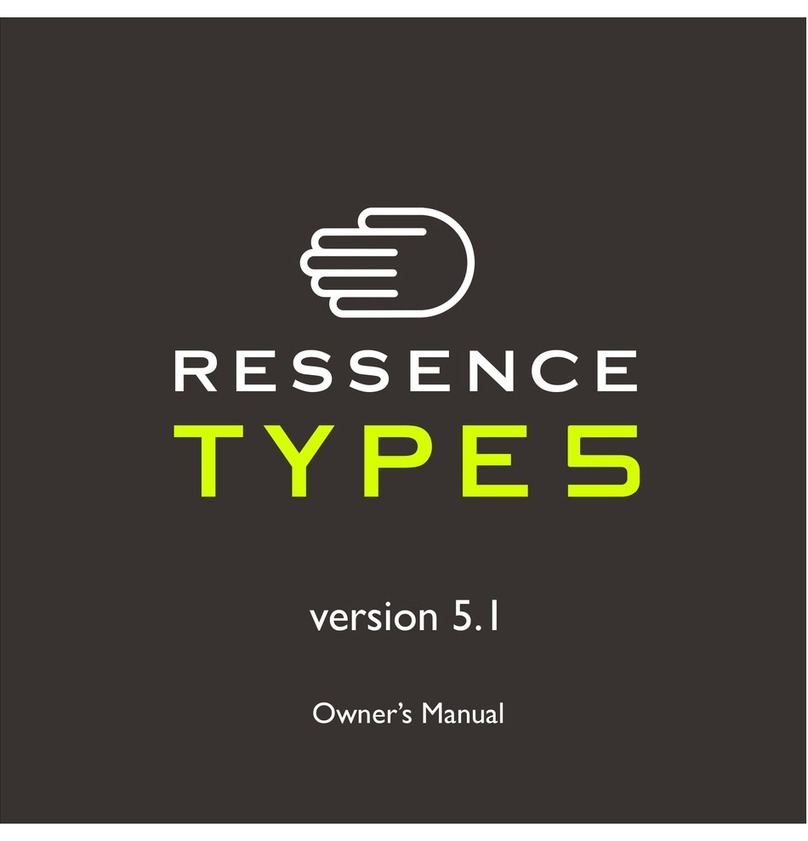 RESSENCE TYPE 5 Manuel utilisateur