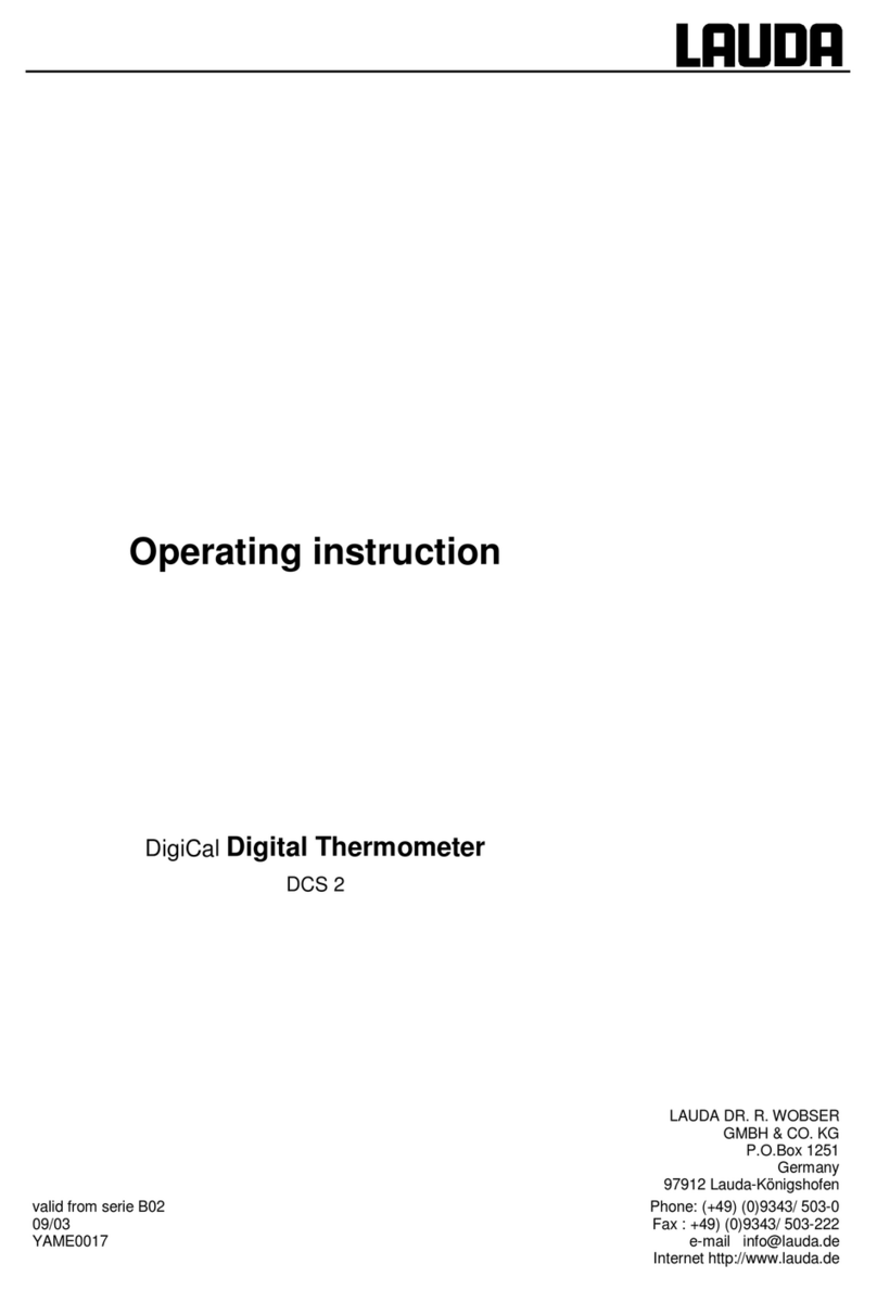 Lauda DCS2 Manuel utilisateur