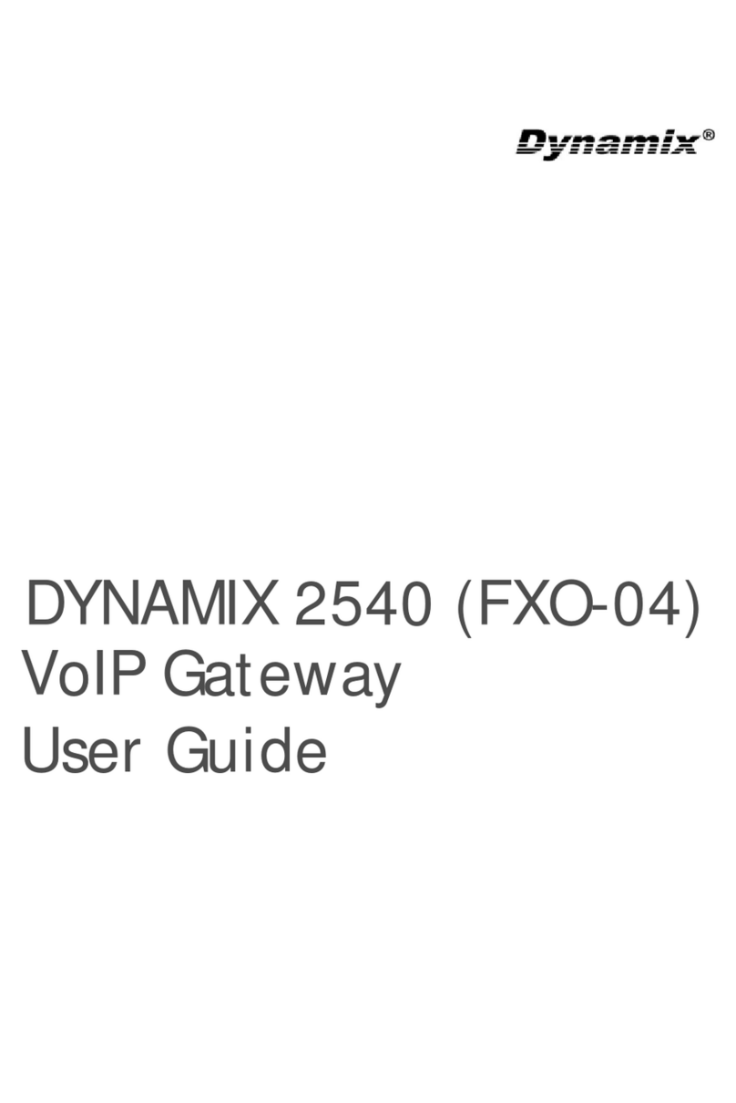 Dynamix 2540 Manuel utilisateur