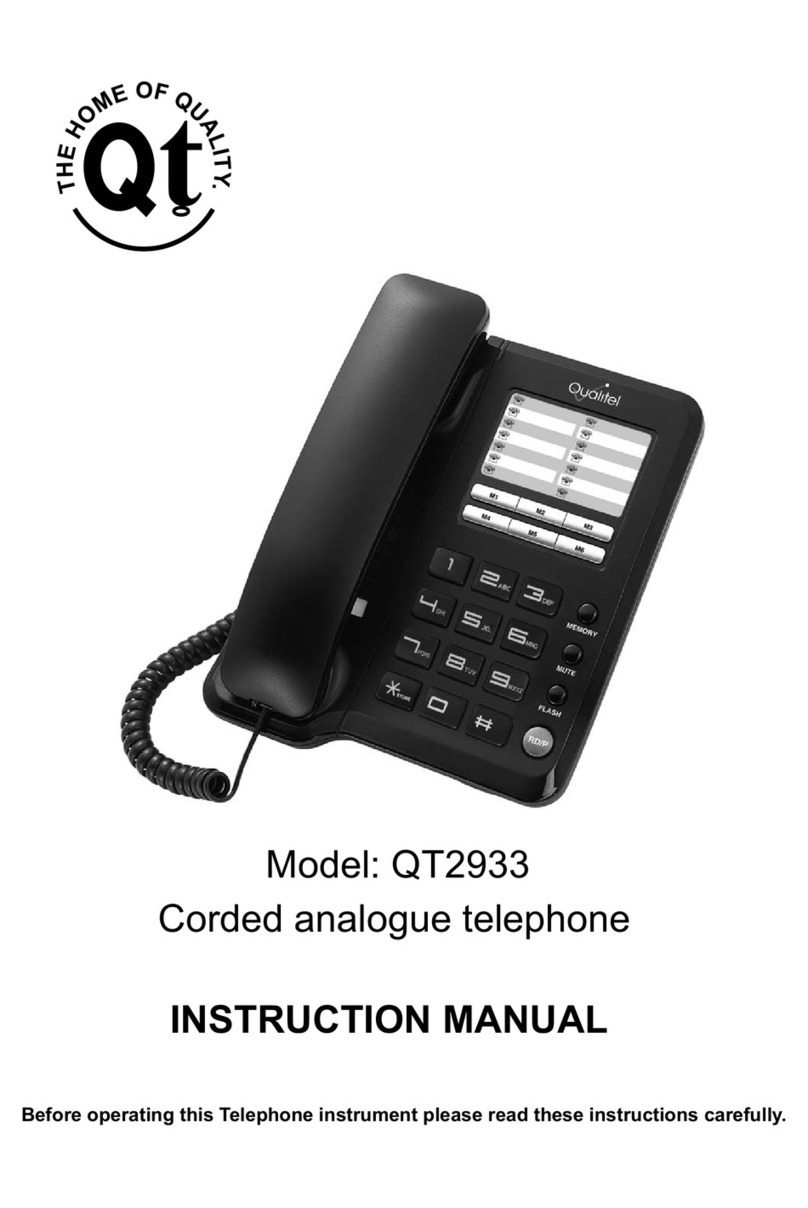 Qualitel QT2933 Manuel utilisateur