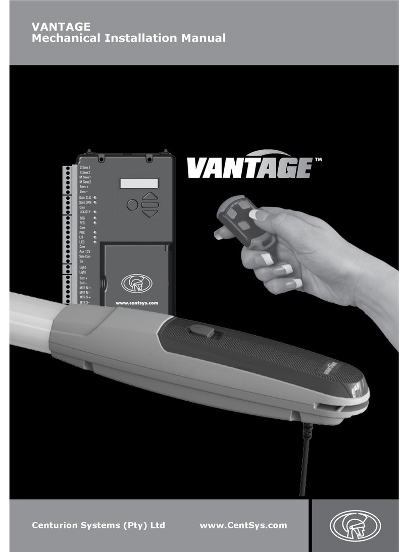 Centurion Vantage Manuel utilisateur