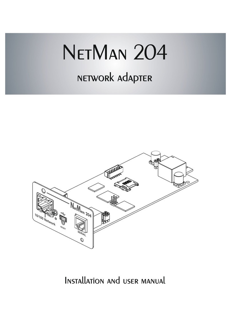 NetMan 204 Manuel utilisateur