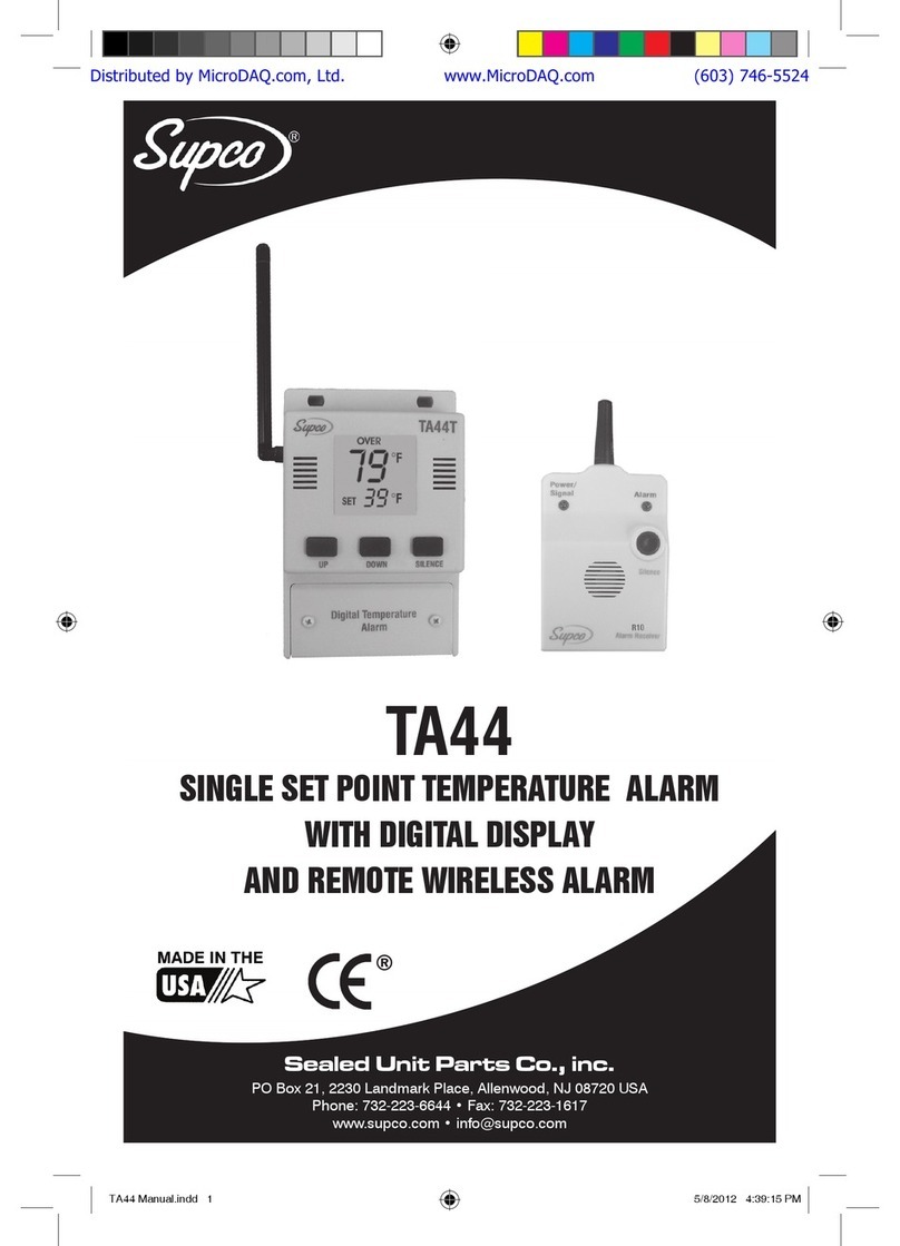 Supco TA44 Manuel utilisateur