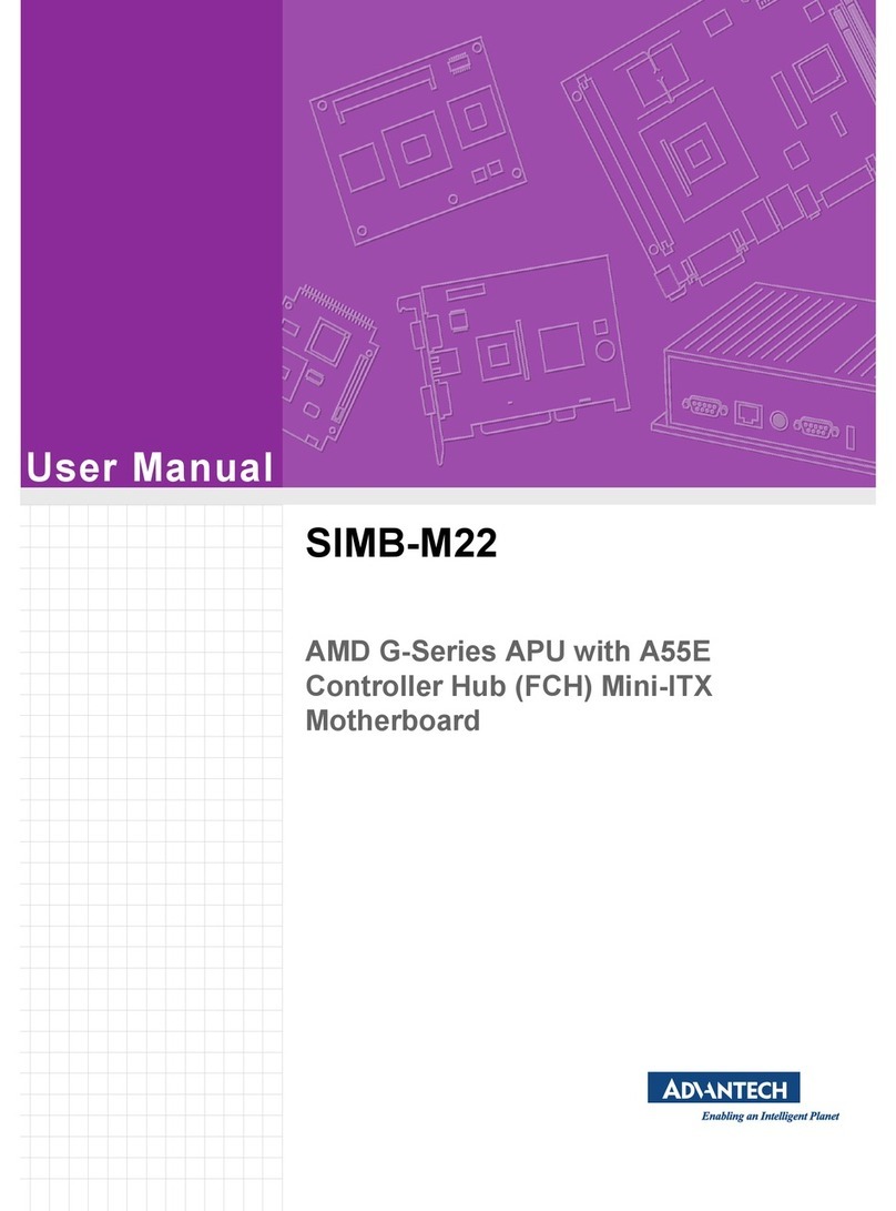 Advantech SIMB-M22 Manuel utilisateur