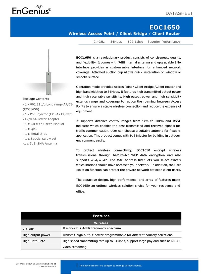 EnGenius EOC1650 Manuel utilisateur
