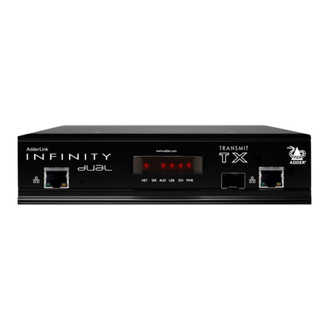 ADDER AdderLink Infinity Manager Manuel utilisateur
