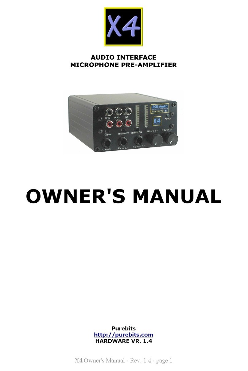 Purebits X4 Manuel utilisateur