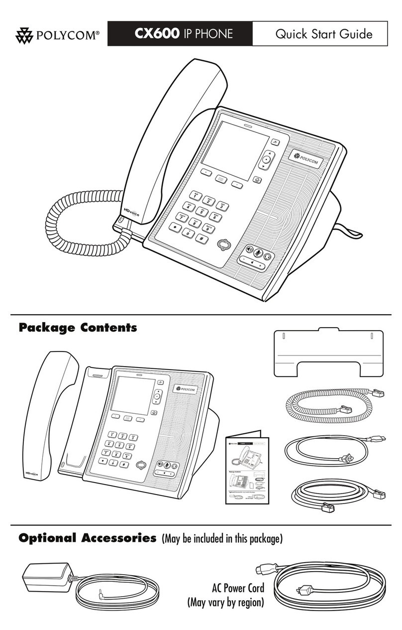 Polycom CX600 Manuel utilisateur