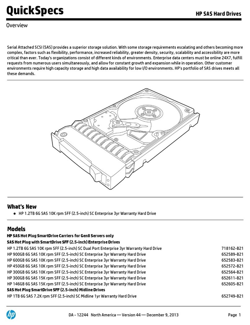 HP SAS Manuel utilisateur