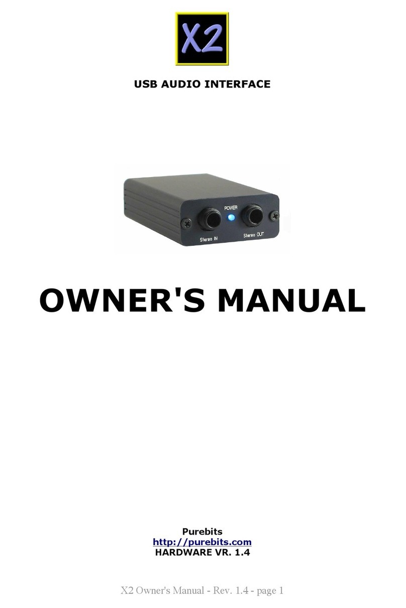 Purebits X2 Manuel utilisateur