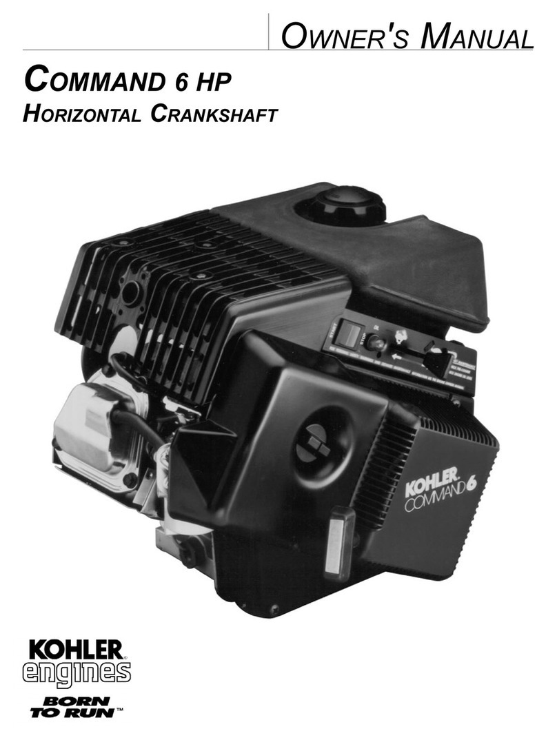 Kohler Command 6 HP Manuel utilisateur