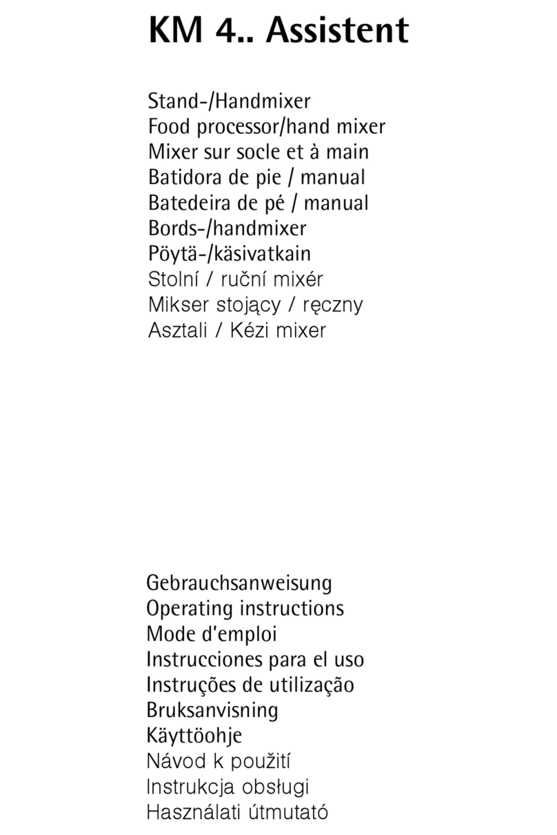 AEG KM 4.. Assistent Manuel utilisateur